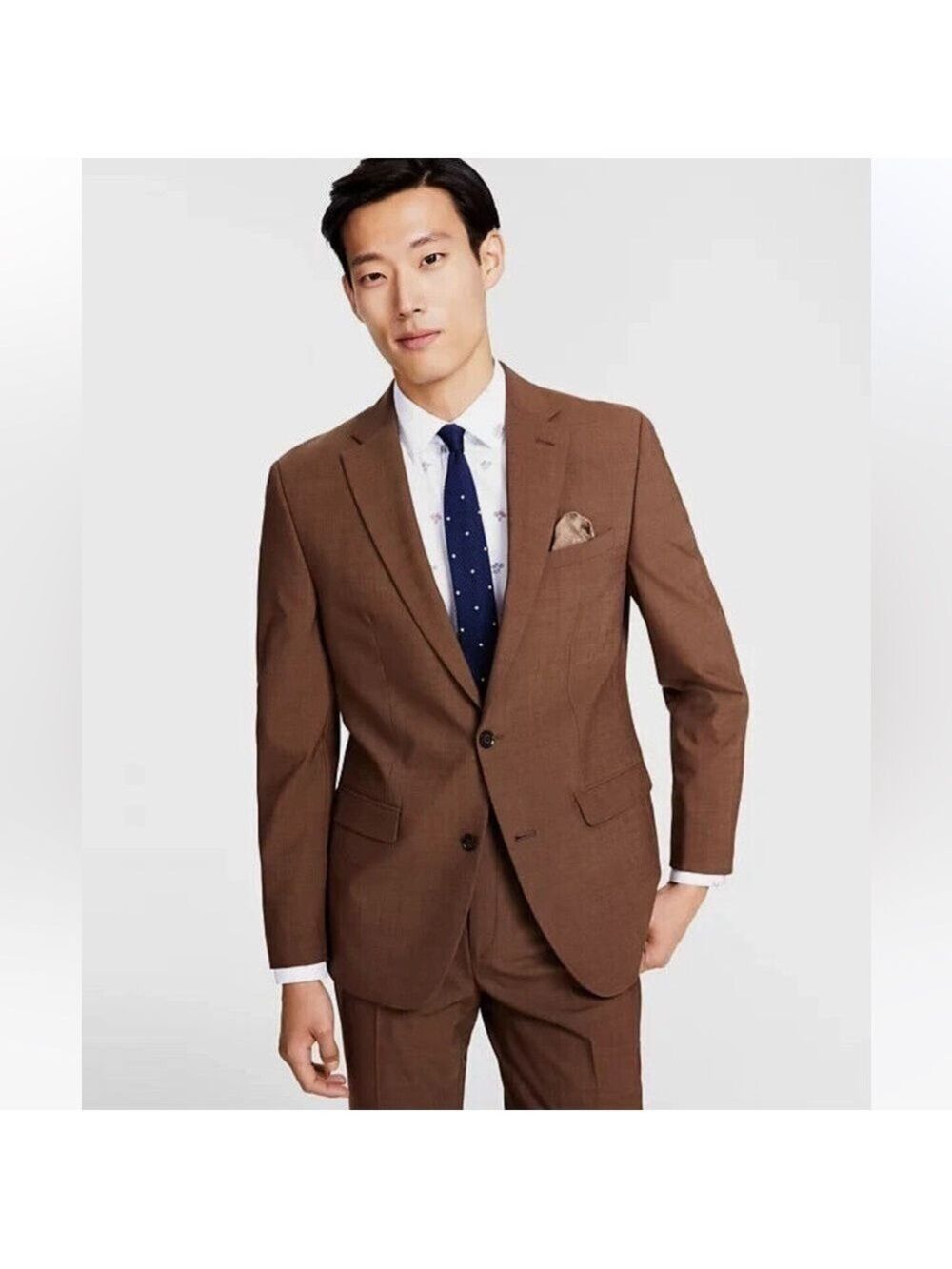 Bar Ill Men's Wool Slim Fit Brown Suit Jacket Blazer Sports Coat - NWT